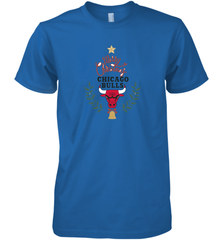 NBA Chicago Bulls Logo merry Christmas gilf Men's Premium T-Shirt Men's Premium T-Shirt - FordPhuMy