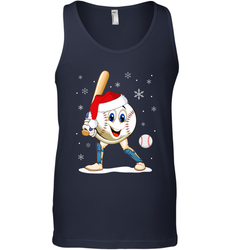 Christmas Baseball Santa Xmas Gift Lover Men's Tank Top