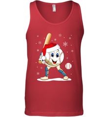 Christmas Baseball Santa Xmas Gift Lover Men's Tank Top Men's Tank Top - FordPhuMy