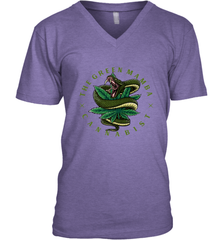The Green Mamba, Cannabist, Weed Grower Pot Smoker Men's V-Neck Men's V-Neck - FordPhuMy