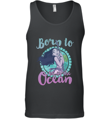 Disney Moana Born To Be In The Ocean Painted Men's Tank Top Men's Tank Top - FordPhuMy