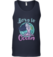 Disney Moana Born To Be In The Ocean Painted Men's Tank Top Men's Tank Top - FordPhuMy