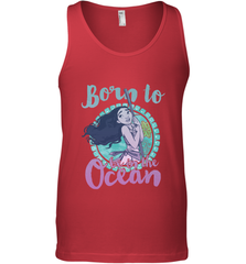 Disney Moana Born To Be In The Ocean Painted Men's Tank Top Men's Tank Top - FordPhuMy