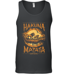 Disney The Lion King Live Action Hakuna Matata Sunset Poster Men's Tank Top