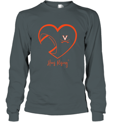 Virginia Cavaliers Football Inside Heart  Team Long Sleeve T-Shirt Long Sleeve T-Shirt - FordPhuMy