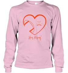 Virginia Cavaliers Football Inside Heart  Team Long Sleeve T-Shirt Long Sleeve T-Shirt - FordPhuMy