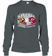 NFL Super bowl San Francisco 49ers vs. Kansas City Chiefs Long Sleeve T-Shirt Long Sleeve T-Shirt - FordPhuMy