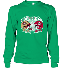 NFL Super bowl San Francisco 49ers vs. Kansas City Chiefs Long Sleeve T-Shirt Long Sleeve T-Shirt - FordPhuMy