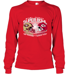 NFL Super bowl San Francisco 49ers vs. Kansas City Chiefs Long Sleeve T-Shirt Long Sleeve T-Shirt - FordPhuMy