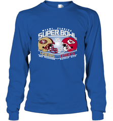 NFL Super bowl San Francisco 49ers vs. Kansas City Chiefs Long Sleeve T-Shirt Long Sleeve T-Shirt - FordPhuMy