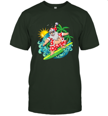Christmas in July Santa Claus Hawaiian Surfing Gift Surf Men's T-Shirt Men's T-Shirt - FordPhuMy