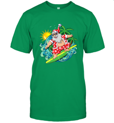 Christmas in July Santa Claus Hawaiian Surfing Gift Surf Men's T-Shirt Men's T-Shirt - FordPhuMy