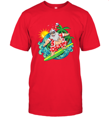 Christmas in July Santa Claus Hawaiian Surfing Gift Surf Men's T-Shirt Men's T-Shirt - FordPhuMy