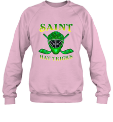 Saint Hat Tricks Ice Hockey Funny St Patricks Day Gift Crewneck Sweatshirt Crewneck Sweatshirt - FordPhuMy