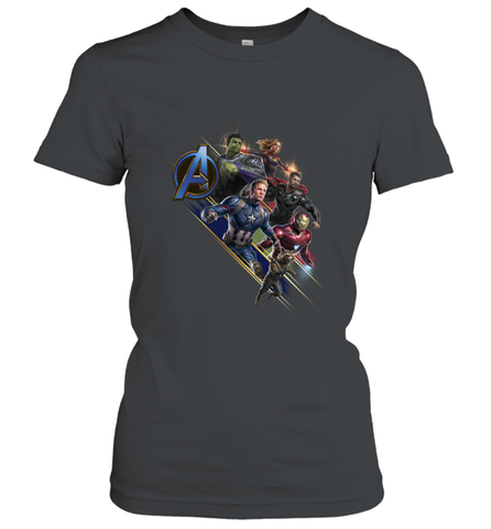 Marvel Avengers Endgame Action Pose Logo Women's T-Shirt Women's T-Shirt / Black / S Women's T-Shirt - FordPhuMy