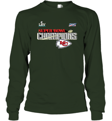 Youth Kansas City Chiefs NFL Pro Line by Fanatics Super Bowl LIV Champions Trophy Long Sleeve T-Shirt Long Sleeve T-Shirt - FordPhuMy