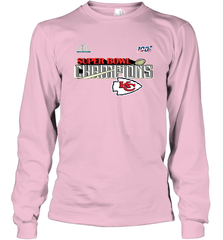 Youth Kansas City Chiefs NFL Pro Line by Fanatics Super Bowl LIV Champions Trophy Long Sleeve T-Shirt Long Sleeve T-Shirt - FordPhuMy