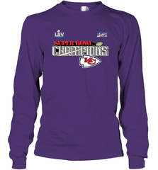 Youth Kansas City Chiefs NFL Pro Line by Fanatics Super Bowl LIV Champions Trophy Long Sleeve T-Shirt Long Sleeve T-Shirt - FordPhuMy