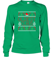 Oldest Claus Santa Hat Christmas Gift Matching Family Ugly Long Sleeve T-Shirt Long Sleeve T-Shirt - FordPhuMy