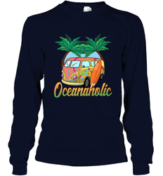 Retro Surfer Love Surfing Beach Party Tropical Vacay Long Sleeve T-Shirt