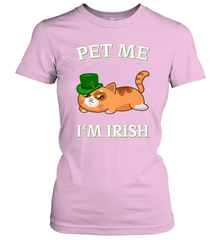 Pet Me I'm Irish Funny Cat Lover St. Patrick's Day Women's T-Shirt Women's T-Shirt - FordPhuMy