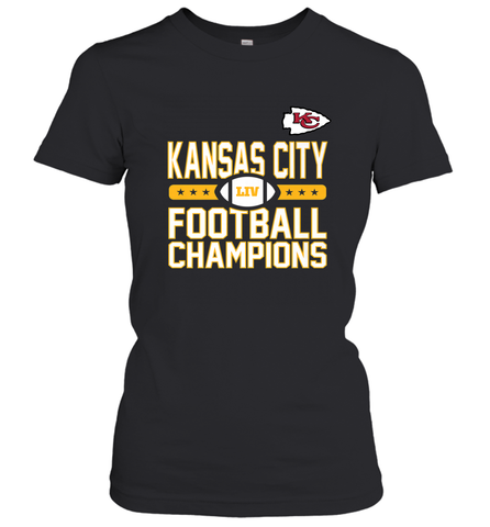 Kansas City Sideline Football _ The City Of Champions LIV Women's T-Shirt Women's T-Shirt / Black / S Women's T-Shirt - FordPhuMy