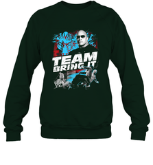 WWE The Rock Team Bring It Crewneck Sweatshirt Crewneck Sweatshirt - FordPhuMy