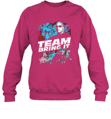 WWE The Rock Team Bring It Crewneck Sweatshirt Crewneck Sweatshirt - FordPhuMy