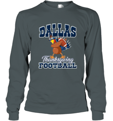 Dallas Thanksgiving Day Funny Turkey Playing Texas Football Premium T Shirt Long Sleeve T-Shirt Long Sleeve T-Shirt - FordPhuMy
