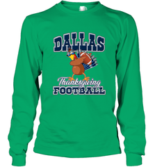 Dallas Thanksgiving Day Funny Turkey Playing Texas Football Premium T Shirt Long Sleeve T-Shirt Long Sleeve T-Shirt - FordPhuMy