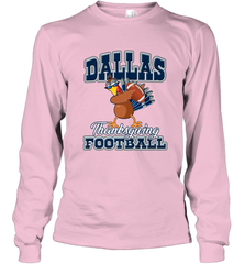 Dallas Thanksgiving Day Funny Turkey Playing Texas Football Premium T Shirt Long Sleeve T-Shirt Long Sleeve T-Shirt - FordPhuMy