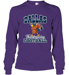 Dallas Thanksgiving Day Funny Turkey Playing Texas Football Premium T Shirt Long Sleeve T-Shirt Long Sleeve T-Shirt - FordPhuMy