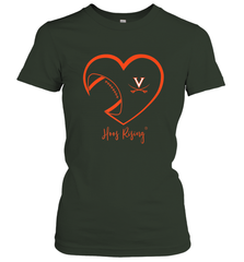 Virginia Cavaliers Football Inside Heart  Team Women's T-Shirt Women's T-Shirt - FordPhuMy