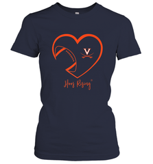 Virginia Cavaliers Football Inside Heart  Team Women's T-Shirt Women's T-Shirt - FordPhuMy