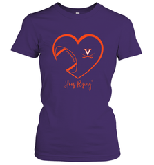 Virginia Cavaliers Football Inside Heart  Team Women's T-Shirt Women's T-Shirt - FordPhuMy