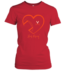 Virginia Cavaliers Football Inside Heart  Team Women's T-Shirt Women's T-Shirt - FordPhuMy