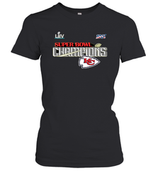 Youth Kansas City Chiefs NFL Pro Line by Fanatics Super Bowl LIV Champions Trophy Women's T-Shirt Women's T-Shirt - FordPhuMy