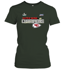 Youth Kansas City Chiefs NFL Pro Line by Fanatics Super Bowl LIV Champions Trophy Women's T-Shirt Women's T-Shirt - FordPhuMy