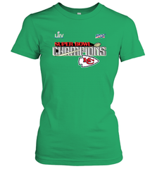 Youth Kansas City Chiefs NFL Pro Line by Fanatics Super Bowl LIV Champions Trophy Women's T-Shirt Women's T-Shirt - FordPhuMy