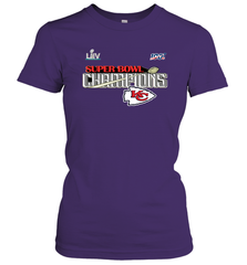 Youth Kansas City Chiefs NFL Pro Line by Fanatics Super Bowl LIV Champions Trophy Women's T-Shirt Women's T-Shirt - FordPhuMy