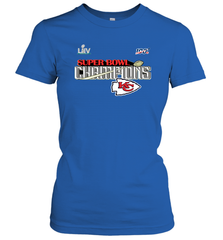 Youth Kansas City Chiefs NFL Pro Line by Fanatics Super Bowl LIV Champions Trophy Women's T-Shirt Women's T-Shirt - FordPhuMy