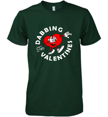 Dabbing Heart For Valentine's Day Art Graphics Heart Gift Men's Premium T-Shirt Men's Premium T-Shirt - FordPhuMy