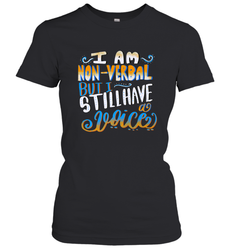 Special Needs NonVerbal Autism Awesome Women's T-Shirt