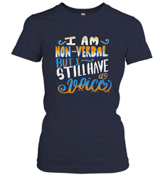 Special Needs NonVerbal Autism Awesome Women's T-Shirt