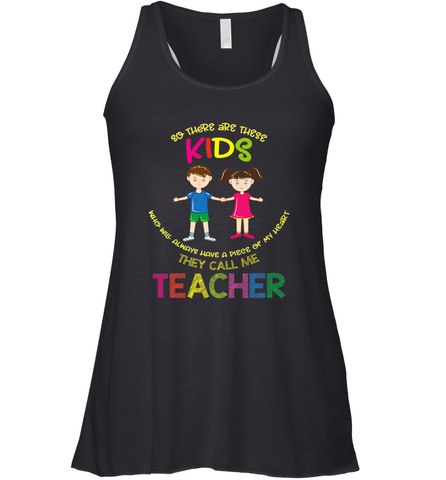 They Call Me Teacher School Kids Fun Appreciation Women's Racerback Tank Women's Racerback Tank / Black / XS Women's Racerback Tank - FordPhuMy