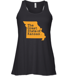 The Great State Of Kansas Women's Racerback Tank