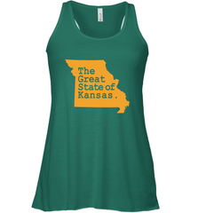 The Great State Of Kansas Women's Racerback Tank Women's Racerback Tank - FordPhuMy