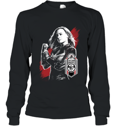 Avengers Endgame Captain Marvel Tag Poster Long Sleeve T-Shirt