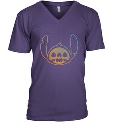 Disney Stitch Face Halloween Men's V-Neck Men's V-Neck - FordPhuMy