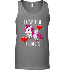 Girls Valentine's Day Unicorn I Capture Hearts Kids Gift Men's Tank Top Men's Tank Top - FordPhuMy